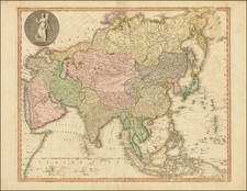 Asia Map By William Faden