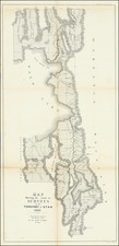 Map Showing the extent of Surveys in the Territory of Utah 1856 By U.S. Surveyor General