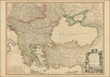 Russia, Ukraine, Romania, Balkans, Turkey, Turkey & Asia Minor and Greece Map By William Faden