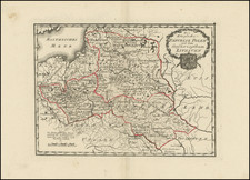 Poland and Baltic Countries Map By Franz Johann Joseph von Reilly