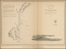 Reconnaissance of San Pedro Harbor California . . . 1852 By United States Coast Survey
