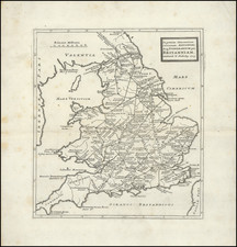 England Map By William Stukeley