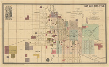 Salt Lake City, Utah.  Compiled from the Records and Actual Surveys By Simon F. Mackie, Civil Engineer.  PUblished by W.H. Whitney, August 1st 1889 . . .  By Everts & Howell / W.H. Whitney