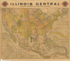 United States Map By Poole Brothers