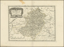 Poland and Ukraine Map By Franz Johann Joseph von Reilly