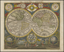 World, California as an Island and Celestial Maps Map By L Steinberger