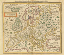 Europe Map By Sebastian Munster