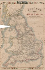 Europe and British Isles Map By John Rapkin