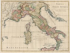 Europe, Italy, Mediterranean and Balearic Islands Map By John Blair
