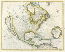 North America Map By Richard William Seale