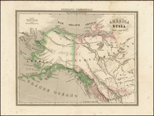 Alaska and Western Canada Map By Francesco Marmocchi