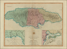 Jamaica Map By Laurie & Whittle