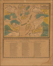 Curiosities Map By William  M Murrell