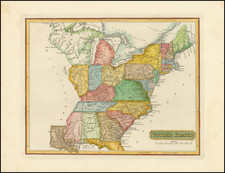 United States Map By Fielding Lucas Jr.
