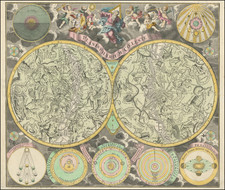 Celestial Maps Map By Matthaus Seutter