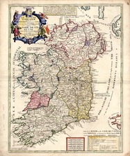 Ireland Map By Jean-Baptiste Nolin