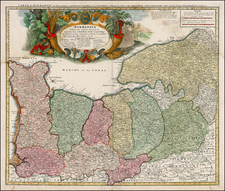 Europe and France Map By Homann Heirs