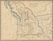 Idaho, Montana, Wyoming, Pacific Northwest, Oregon and Washington Map By Fedix