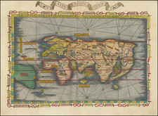 Orbis Typus Universalis Iuxta Hydrographorum Traditionem Exactissime Depicta. 1522. L.F. By Lorenz Fries