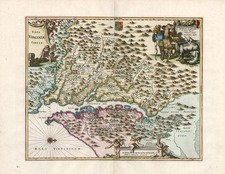 Mid-Atlantic and Southeast Map By John Ogilby