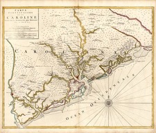 Southeast Map By Johannes Covens  &  Cornelis Mortier