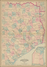 Texas Map By Asher  &  Adams