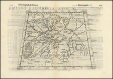 India Map By Girolamo Ruscelli