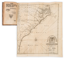 North Carolina, South Carolina and Rare Books Map By John T. Lawson