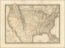 United States Map By Adrien-Hubert Brué