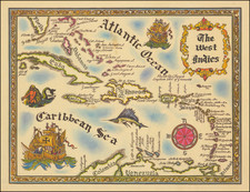 Caribbean Map By Anonymous