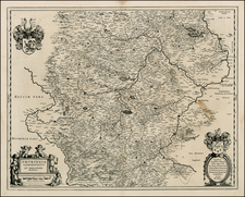 Germany Map By Willem Janszoon Blaeu