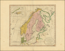 Scandinavia Map By Mathew Carey