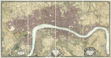 London Map By John Pine / John Rocque