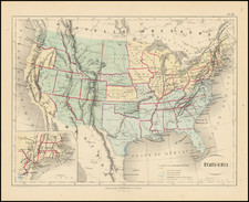 United States Map By Hachette & Co.