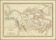 Alaska and Canada Map By Thierry