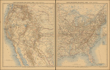 United States and Civil War Map By Furne, Jouvet et Cie