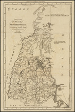 New Hampshire Map By John Payne