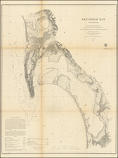 San Diego Bay From Trigonometrical Survey . . . 1857 By United States Coast Survey