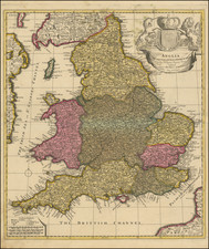 England and Wales Map By Peter Schenk