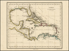 Florida and Caribbean Map By Anonymous