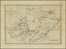 Midwest, Illinois, Michigan, Wisconsin and Canada Map By John Long