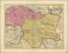 Austria Map By Gerard Valk  &  Peter Schenk