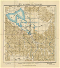 California Map By Honey Lake Land and Water Company