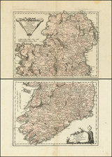 Ireland Map By Franz Johann Joseph von Reilly