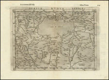 Middle East and Persia & Iraq Map By Girolamo Ruscelli