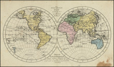 World Map By Franz Johann Joseph von Reilly