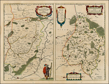 Europe and France Map By Willem Janszoon Blaeu