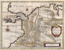 South America Map By Willem Janszoon Blaeu