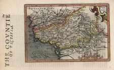 Europe and France Map By Jodocus Hondius - Michael Mercator