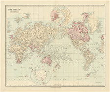 World Map By Edward Stanford